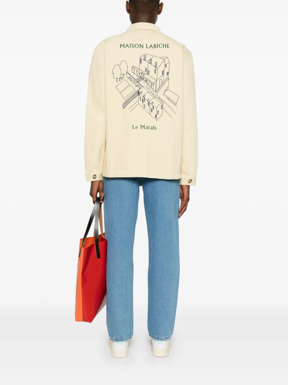 Maison Labiche Vieille Du Temple Sébasto Jacket In Yellow