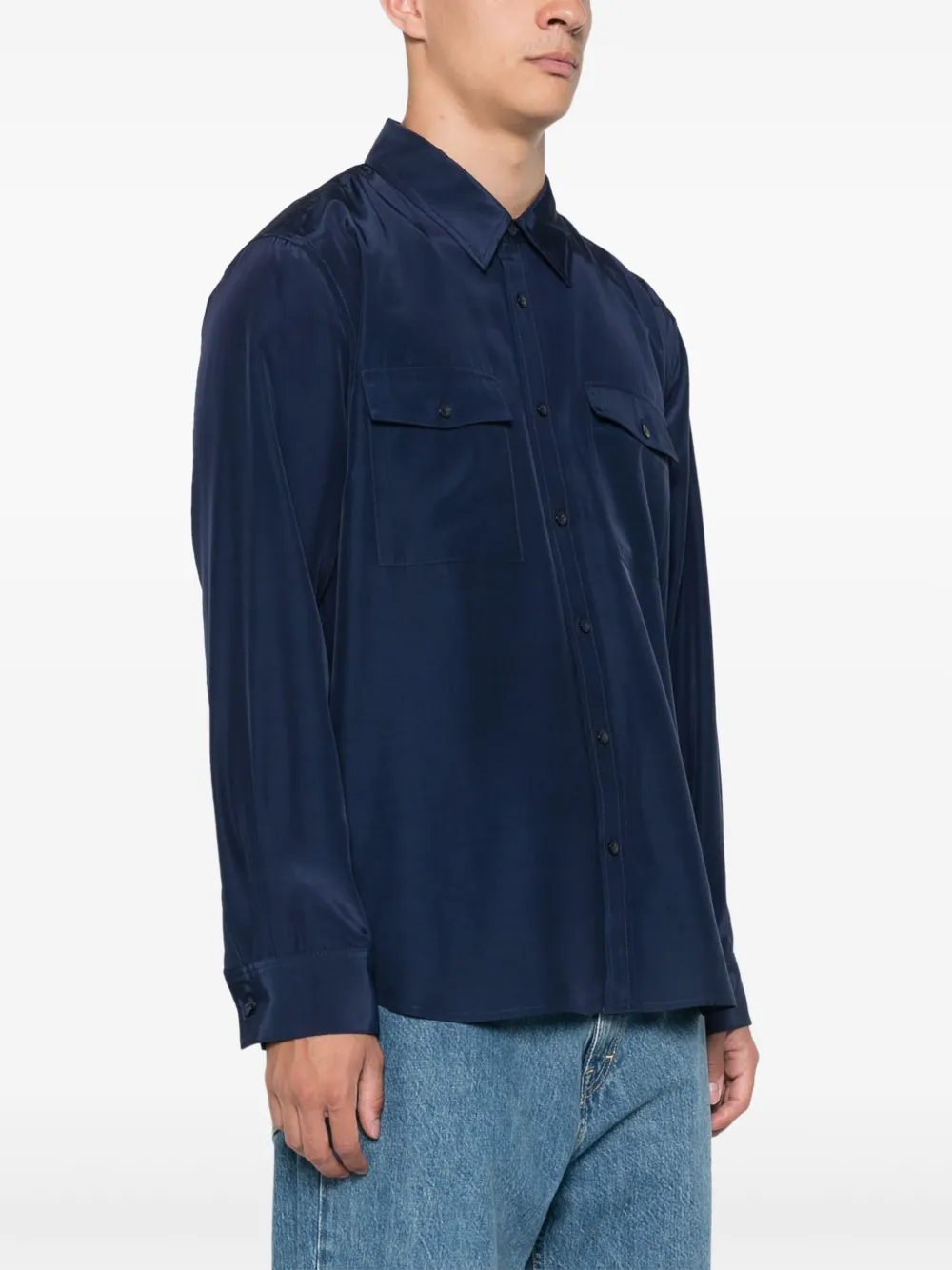 Simkhai Niall Shirt In Blue