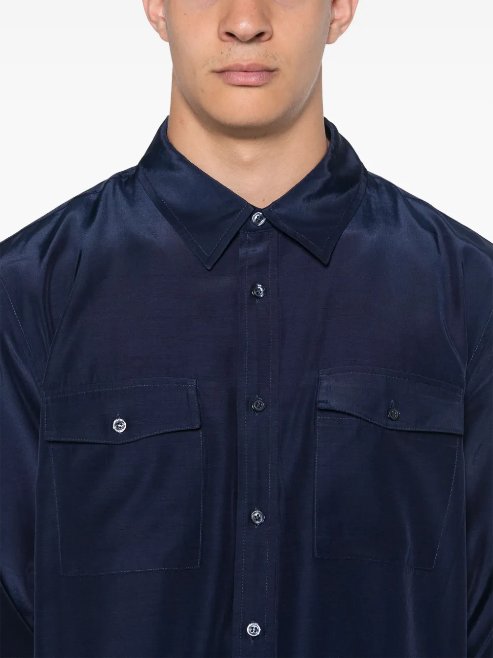 Simkhai Niall Shirt In Blue