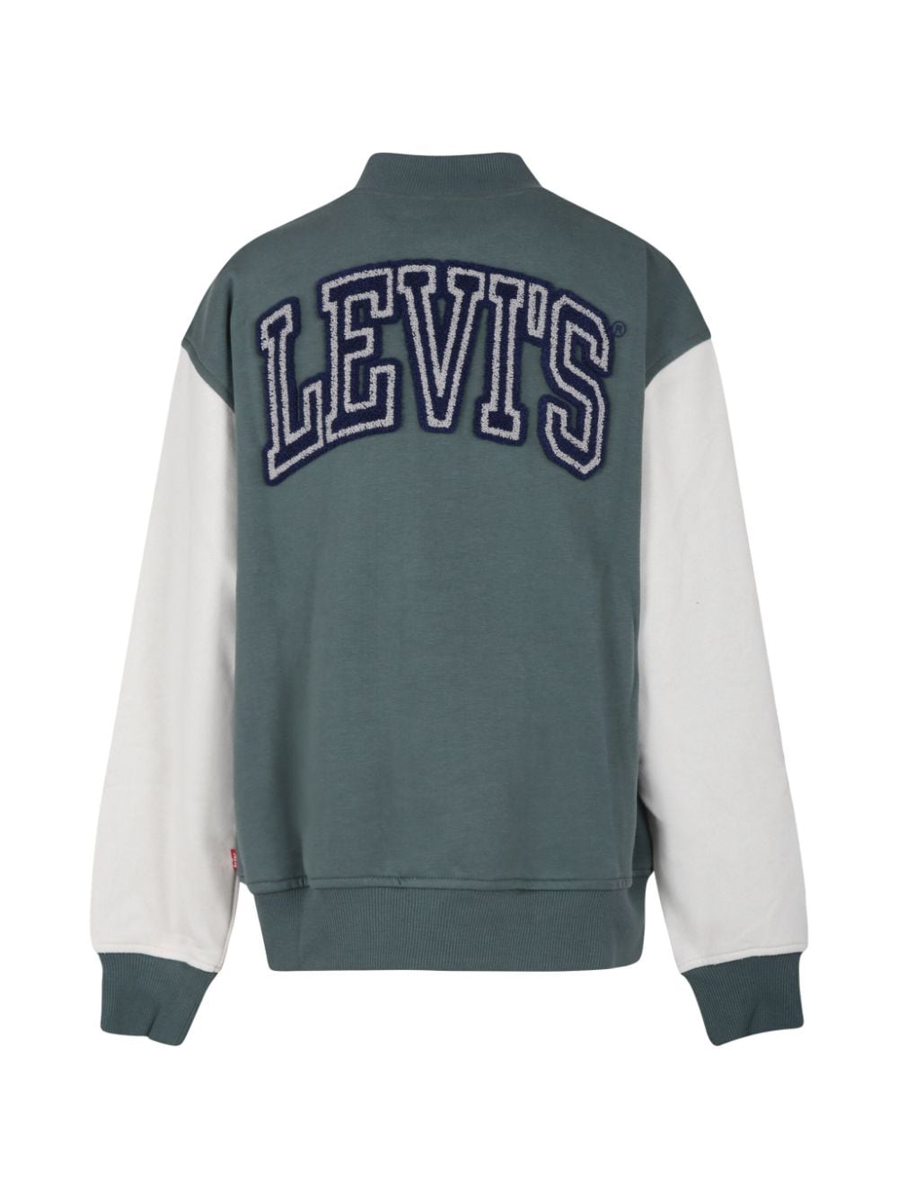 Levi's Kids chenille-logo bomber jacket - Groen