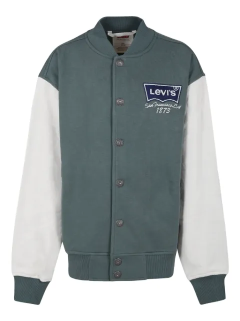Levi's Kids chenille-logo bomber jacket