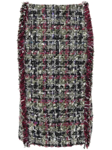 ETRO falda midi de bouclé