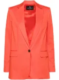ETRO Pegaso-button gabardine blazer - Red