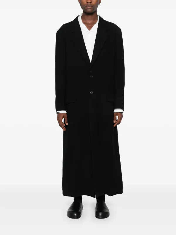 2024年レディースファッション福袋特集 Yohji Yamamoto ウール コート | ブラック | FARFETCH JP ジャケット・アウター