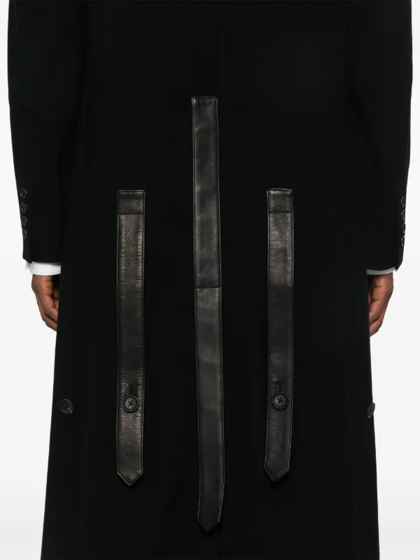 Yohji Yamamoto ウール コート | ブラック | FARFETCH JP