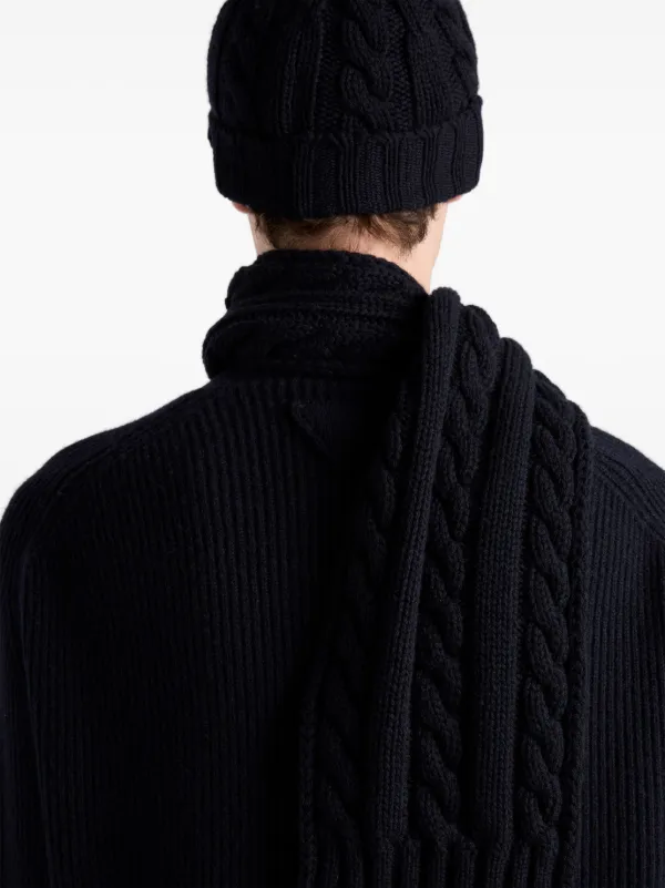 Prada V-neck Cardigan | Blue | FARFETCH PL