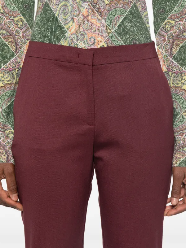 ETRO クロップドパンツ ETRO クロップドパンツ | レッド | FARFETCH JP