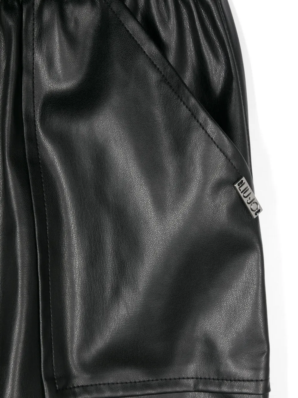 Liu Jo Kids Broek met elastische tailleband Zwart