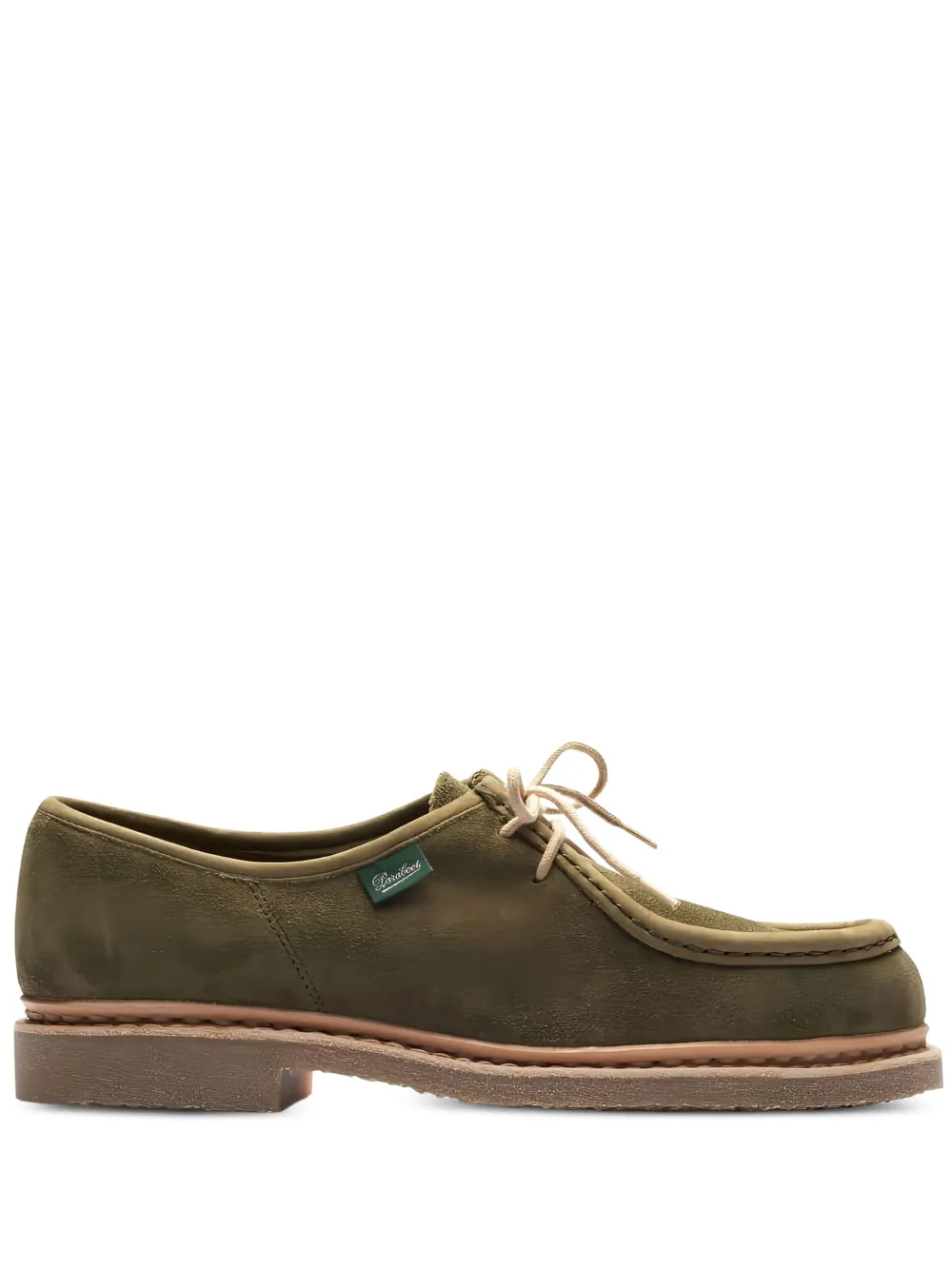 Paraboot Micka lace-up suede shoes Green