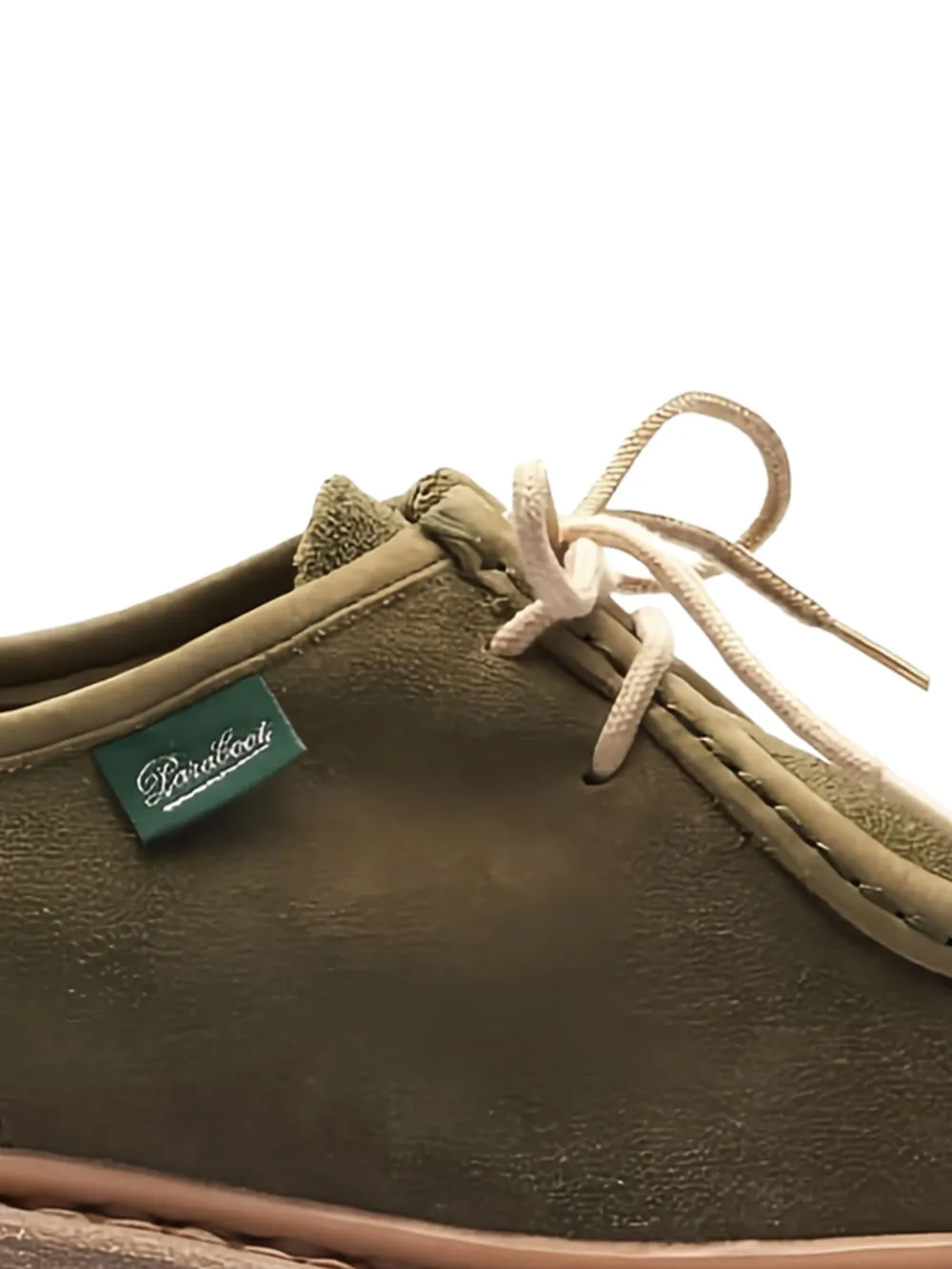 Paraboot Micka suède veterschoenen Groen