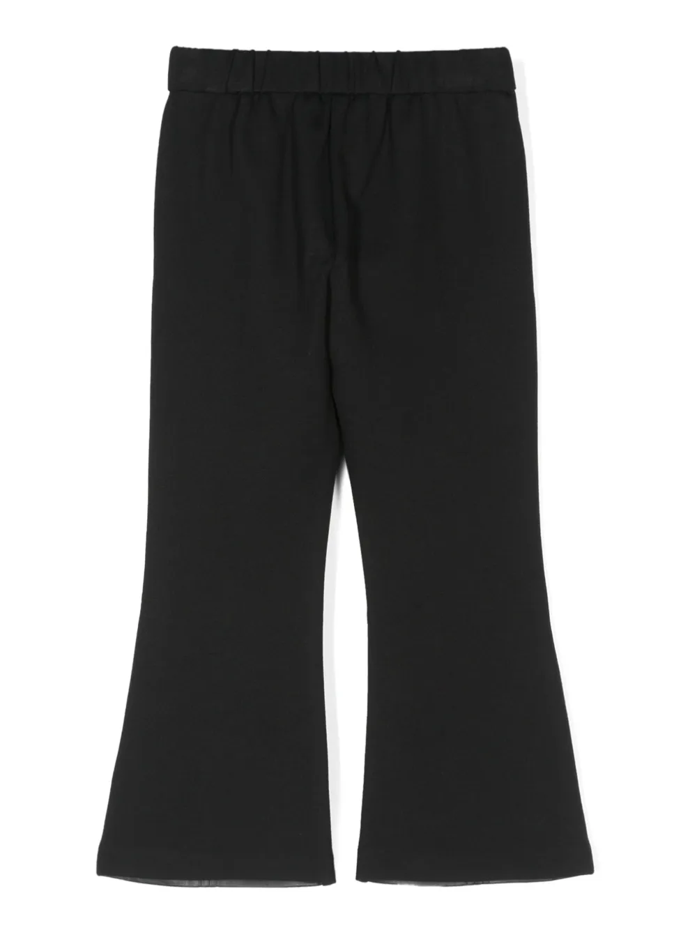 Liu Jo Kids coated-finish trousers - Zwart