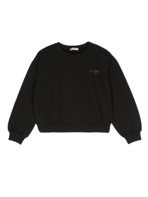 Liu Jo Kids logo-appliqué sweatshirt