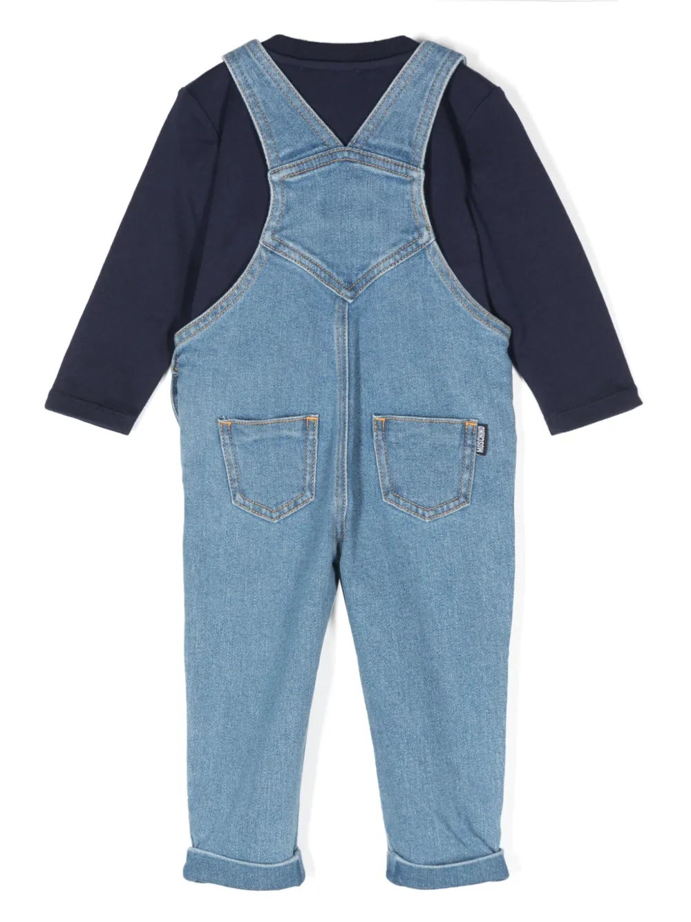 Moschino Kids دنغري وتيشيرت بشارة تيدي | دنغري | Image 2