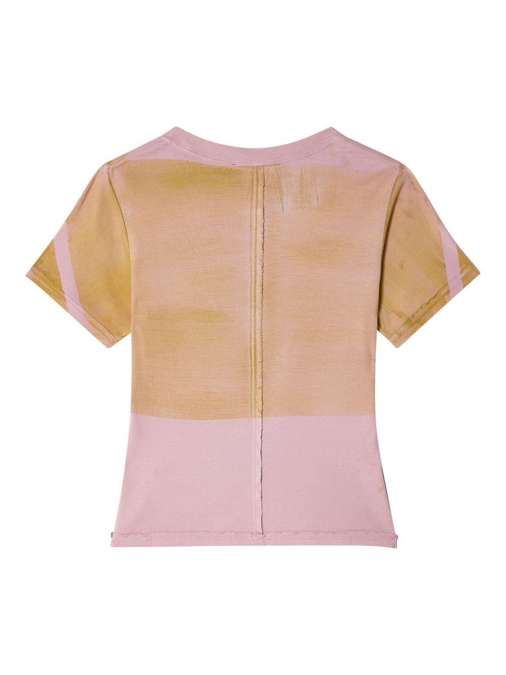 Eckhaus Latta Lapped baby tee - Roze