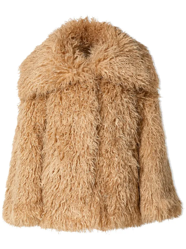 Eckhaus Latta Shag Coat Brown FARFETCH AO