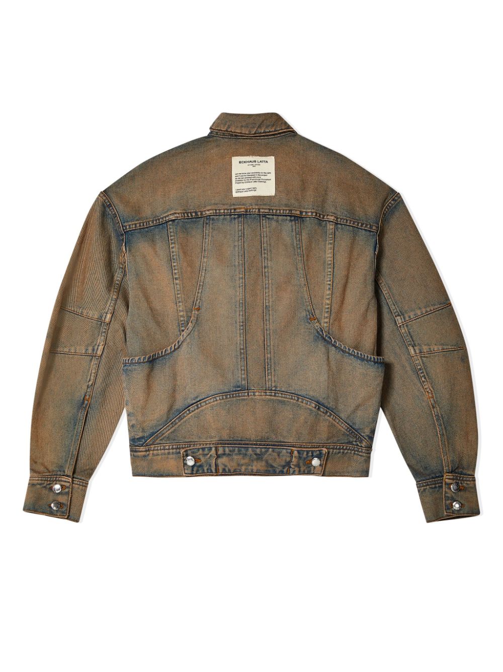 Eckhaus Latta El Jacket Redux denim jack - Blauw