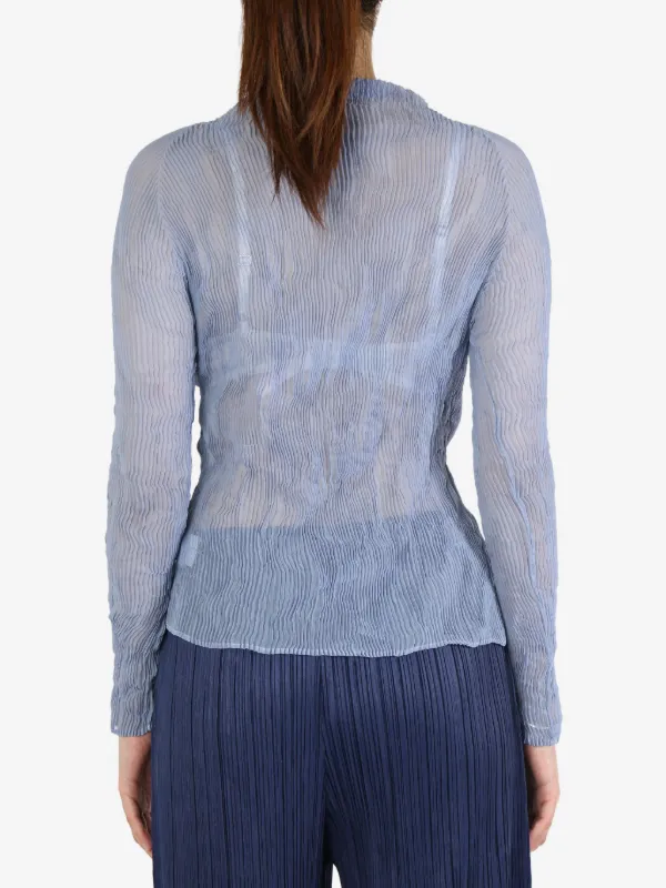 Issey Miyake Chiffon Twist 1 Top | パープル | FARFETCH JP