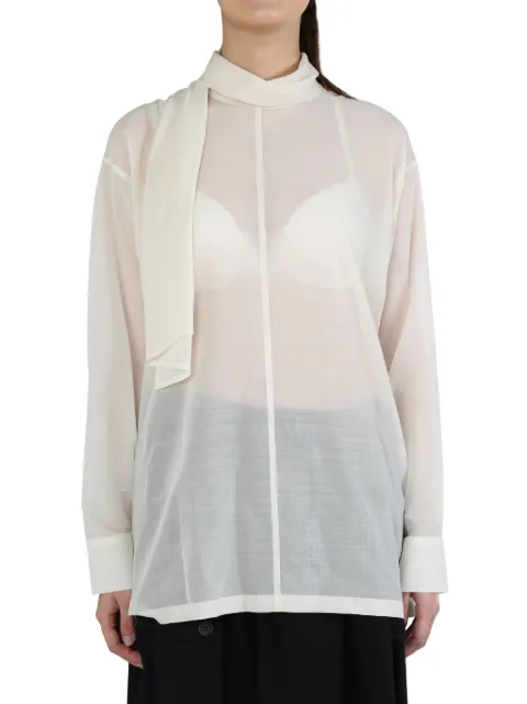 Issey Miyake sheer blouse  