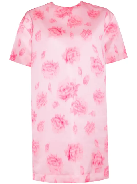 MSGM floral-print mini dress