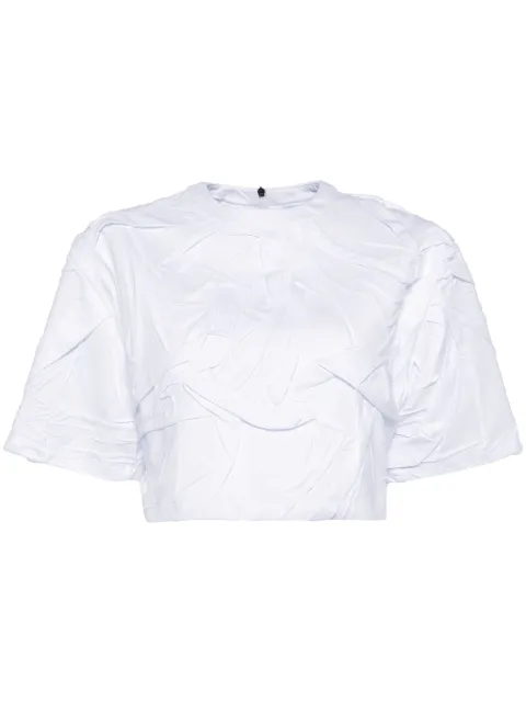 MSGM playera plisada manga corta