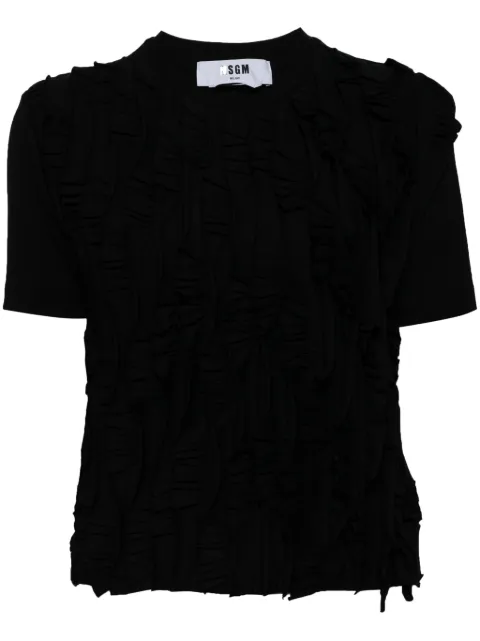 MSGM ruffled T-shirt