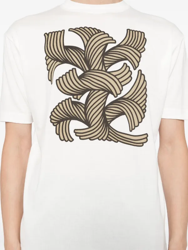 【超歓迎】 Printed Nemeth Christopher T-shirt BH FARFETCH | White | トップス