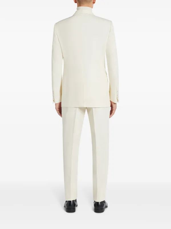 TOM FORD single-breasted Blazer | White | FARFETCH