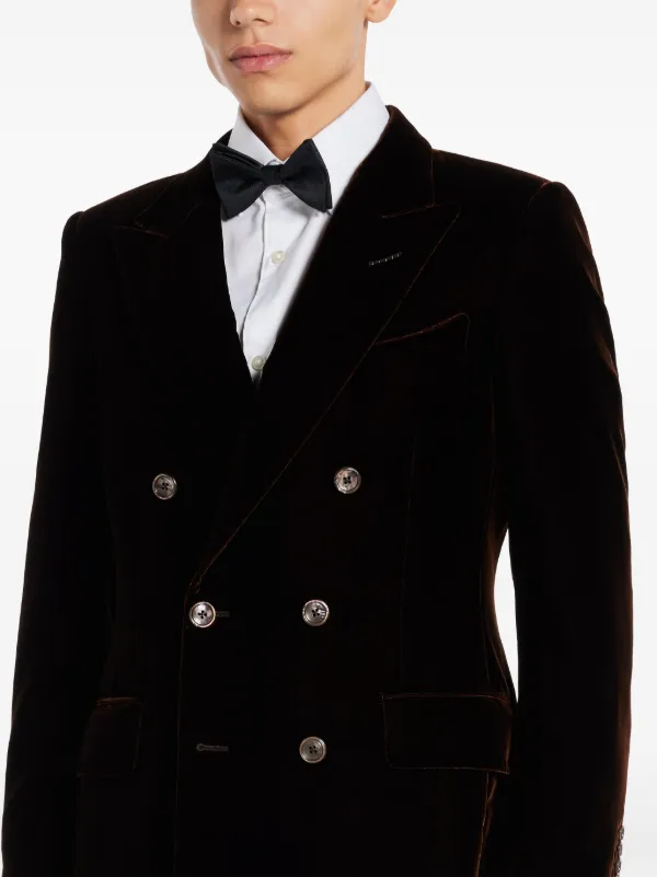 【関税込み】tom ford Double-breasted blazer TOM FORD double-breasted Blazer | Black | FARFETCH