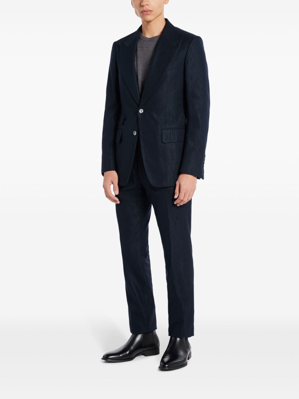 TOM FORD single-breasted blazer - Blauw