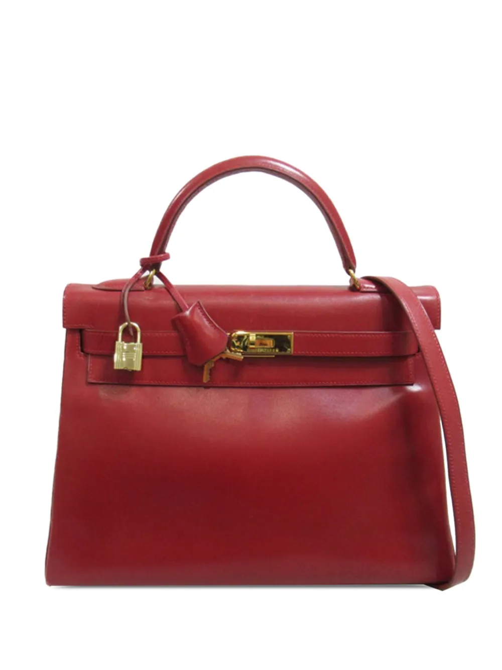 Hermès Pre-Owned 1997 Box Calf Kelly Retourne 32 Satchel - Farfetch