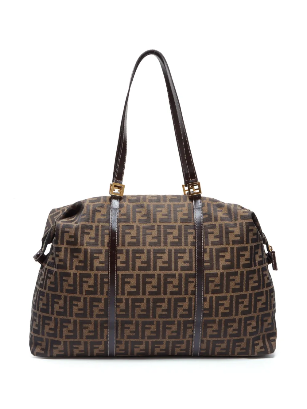 Fendi Pre-Owned Zucca shoulder bag - Bruin