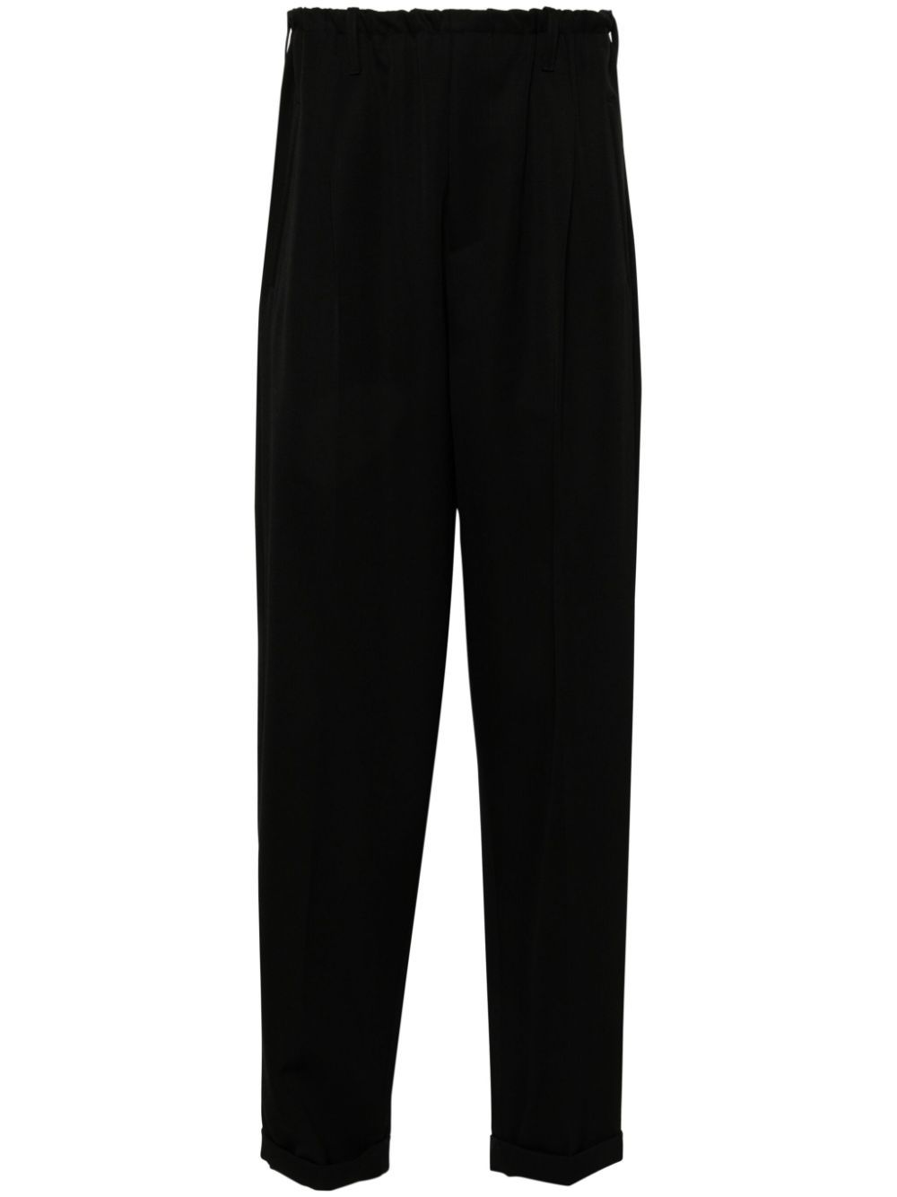 Shop Magliano People's Trousers In Black