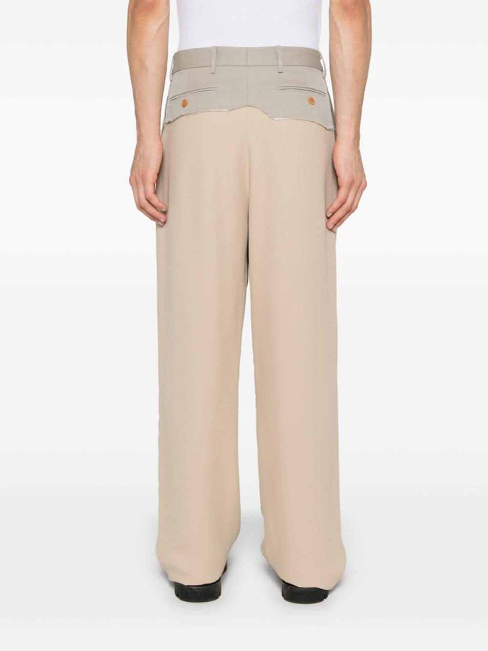 Shop Magliano Osiris Trousers In Neutrals