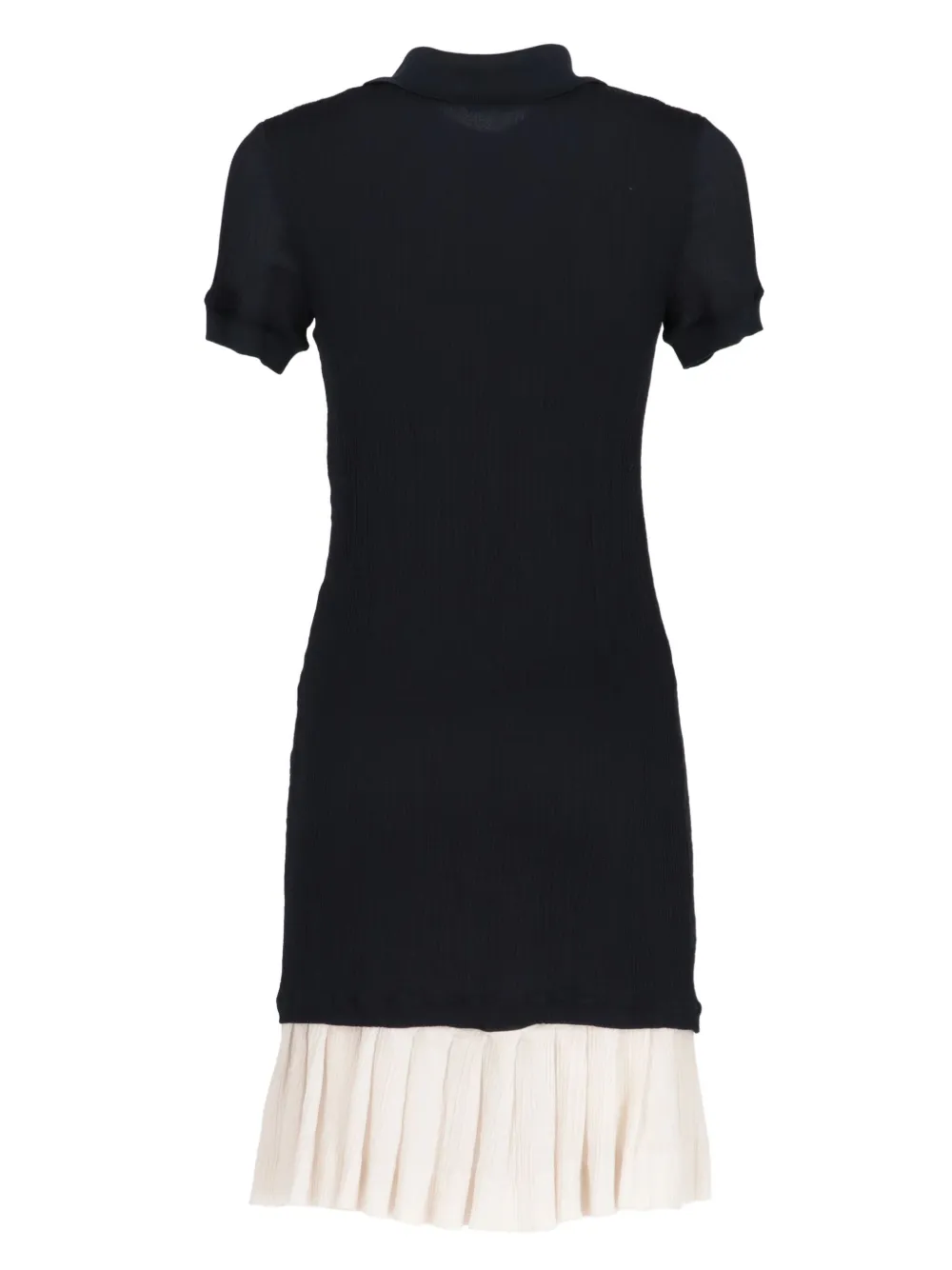 Hermès Pre-Owned 2010 pleated-hem dress - Blauw