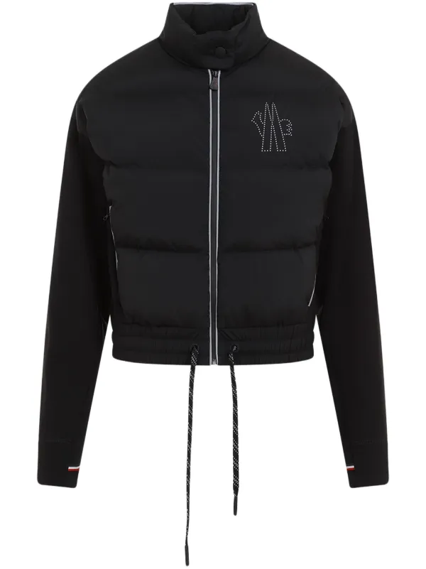 Moncler Grenoble logo applique Padded Jacket Black FARFETCH AE