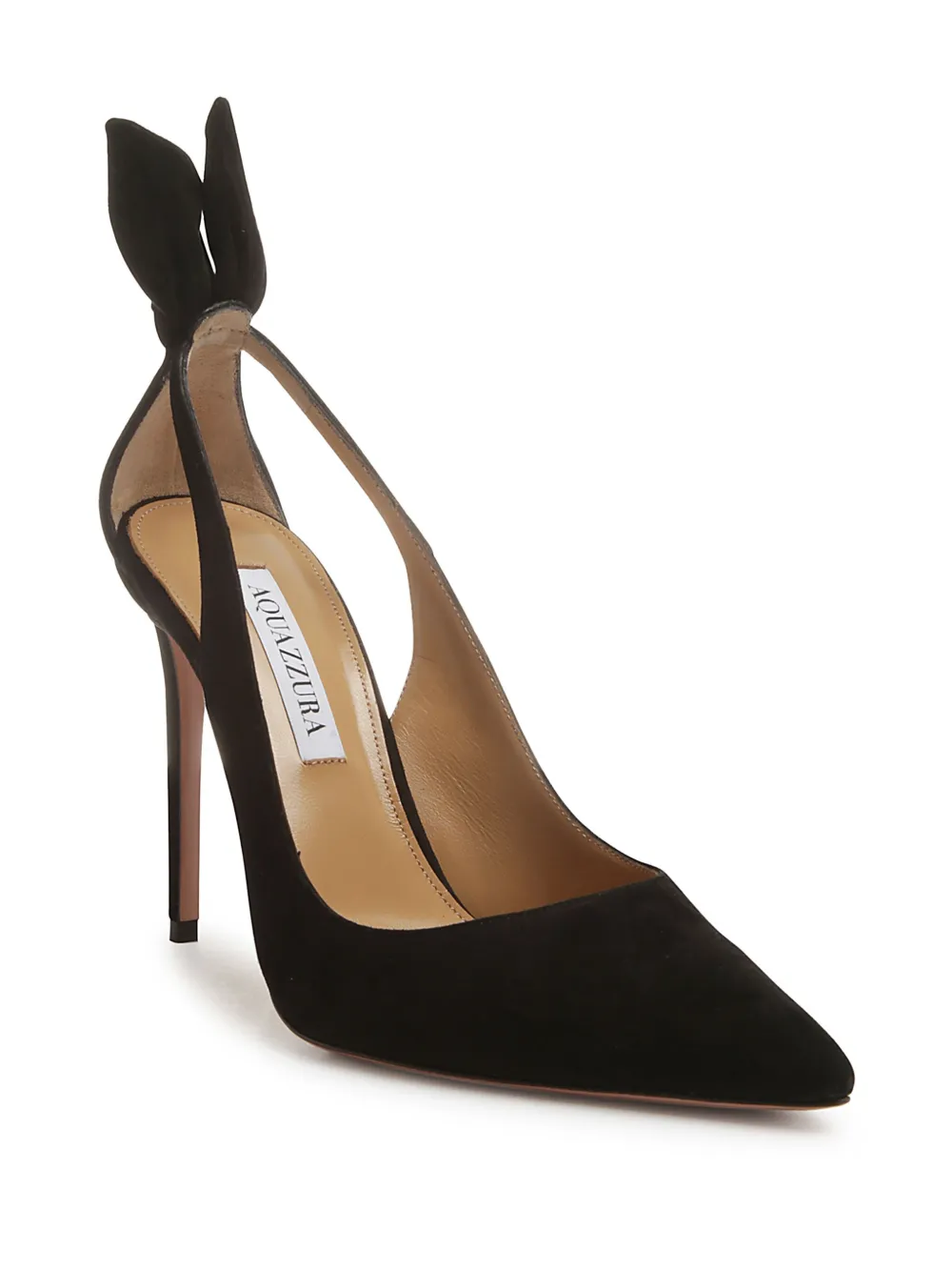 Aquazzura 105mm Bow Tie pumps - Zwart