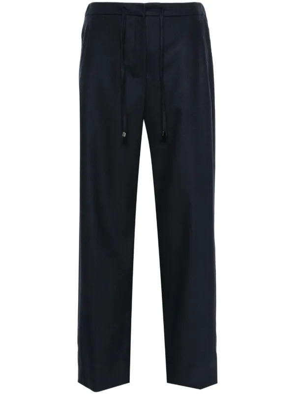 至福リラックス【'S Max Mara】フローリア ウールジョガーパンツ S Max Mara Floria パンツ | ブルー | FARFETCH JP