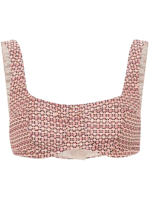 AMIRI tweed bralette