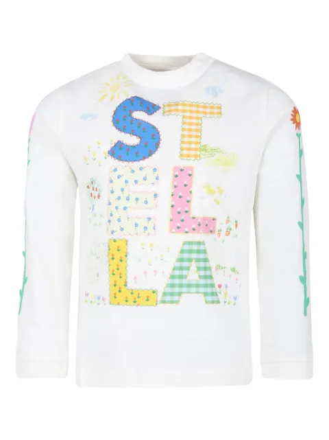 Stella McCartney Kids logo-print T-shirt