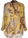 ETRO floral-print shirt - Brown