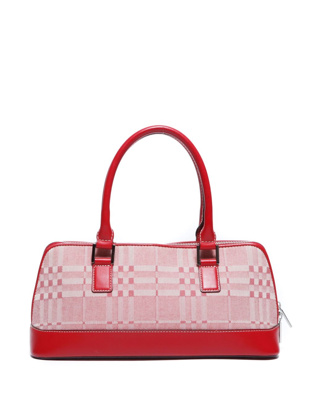 Burberry Pre-Owned checked tote bag - Rood