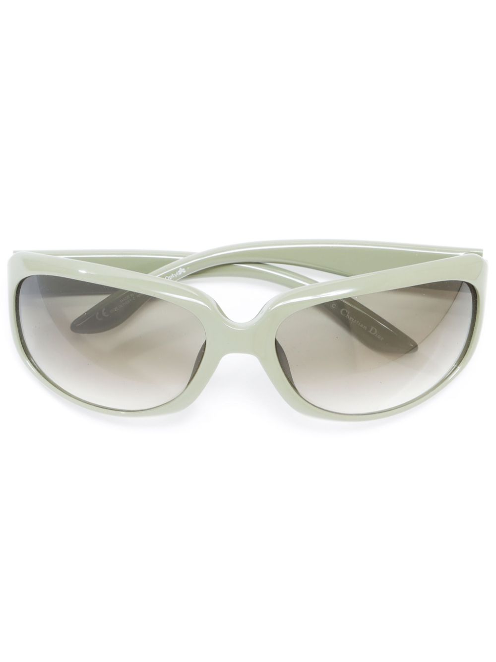 Christian Dior applique rectangle-frame sunglasses Women