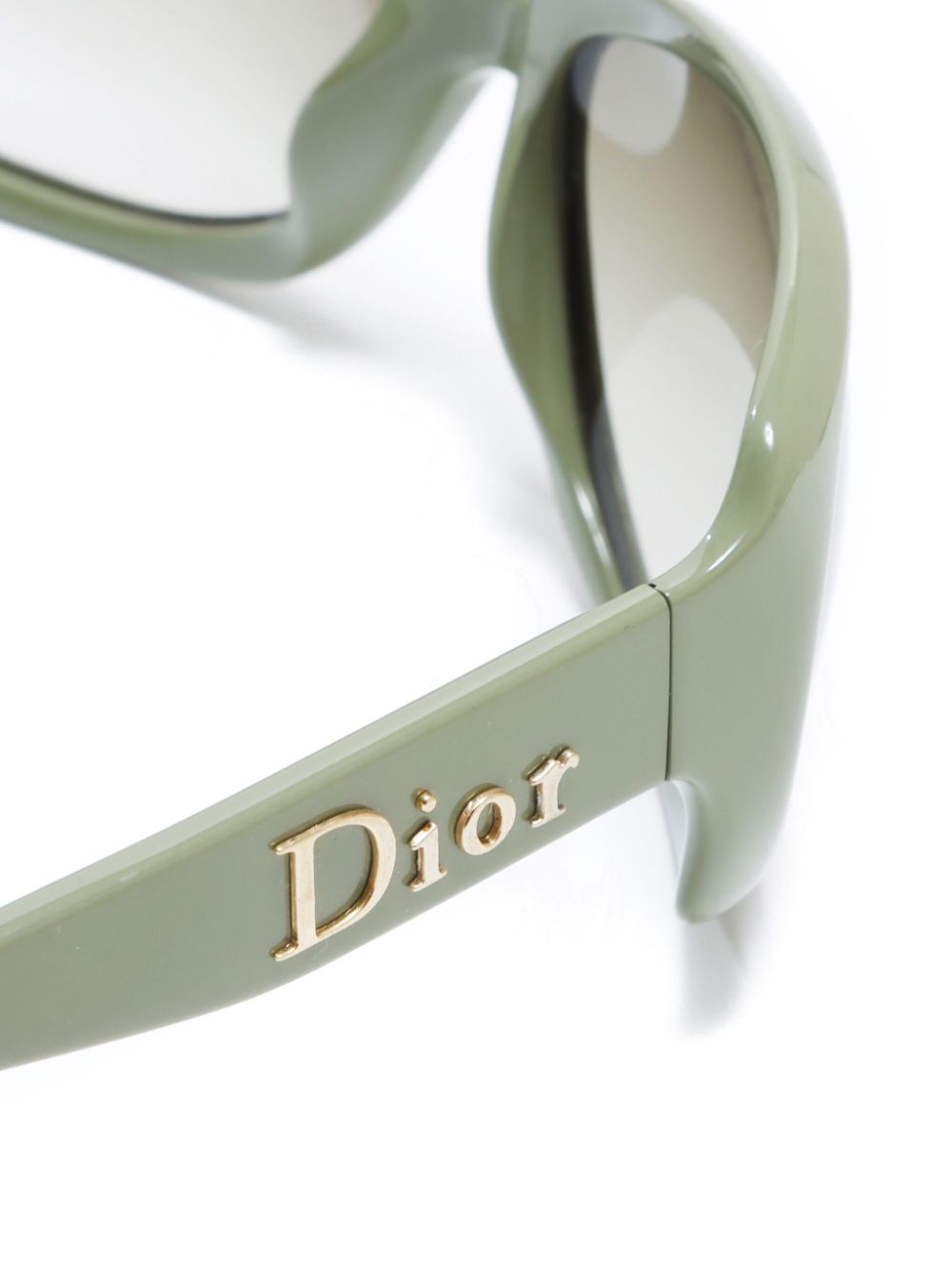 Christian Dior applique rectangle-frame sunglasses Women