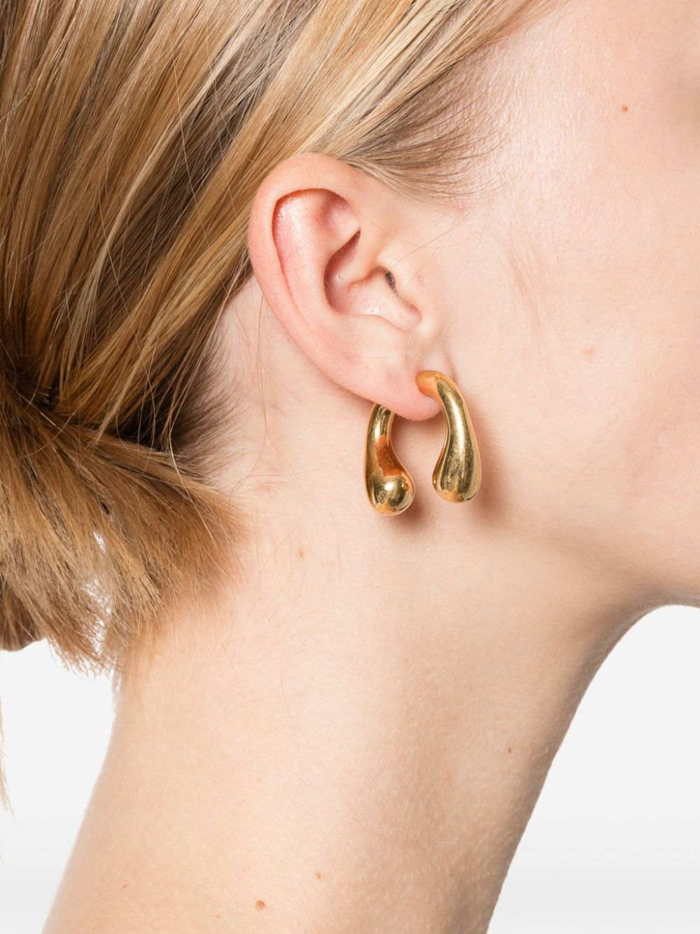 Panconesi stud copper earrings - Goud