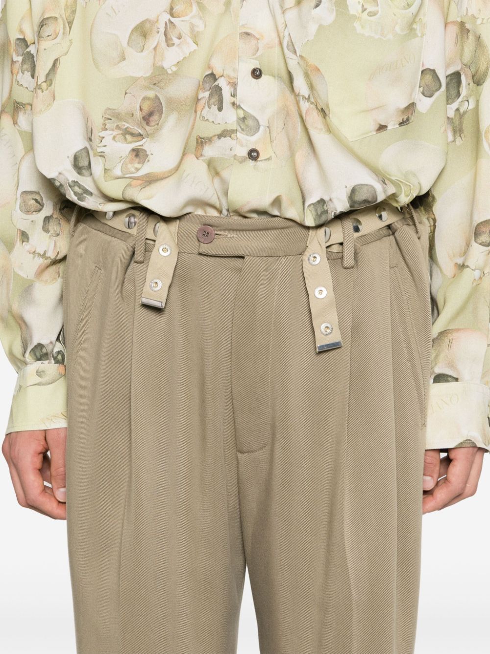 Shop Magliano Super Trousers In Neutrals