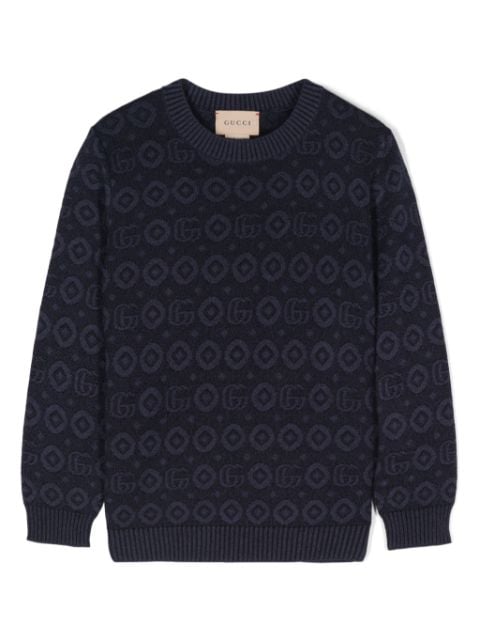 Gucci Kids Double G-jacquard sweater