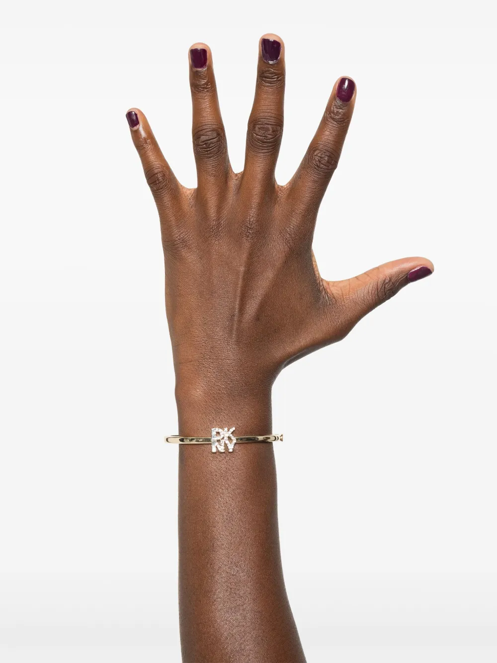 DKNY crystal logo bangle - Goud