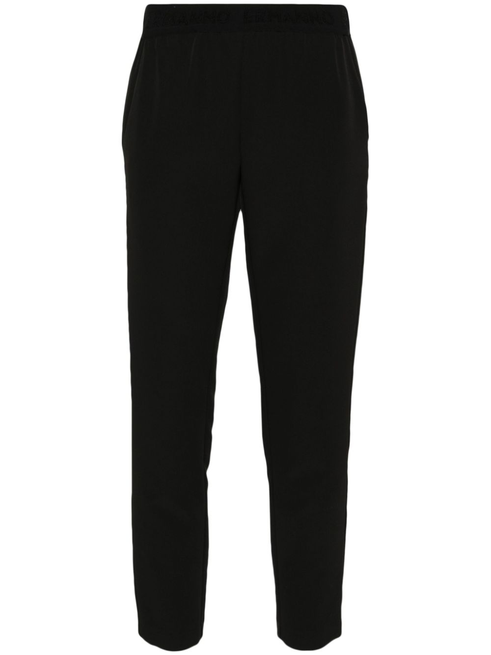 logo-waistband trousers