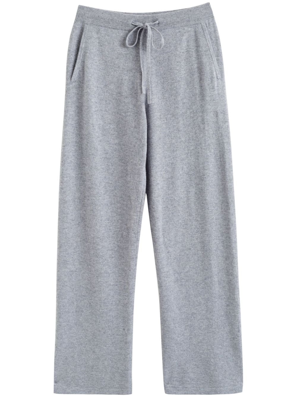 Shop Chinti & Parker Cashmere Flared Trousers In Grey