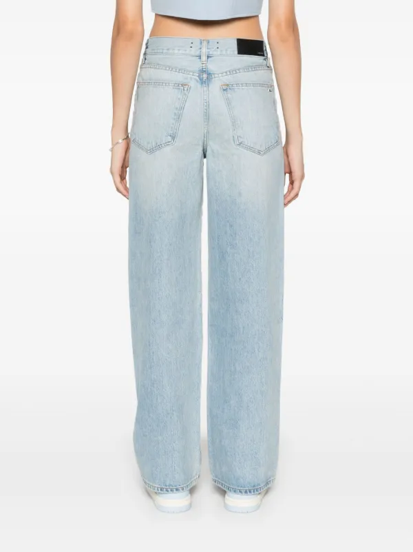 AMIRI ワイドジーンズ | ブルー | FARFETCH JP